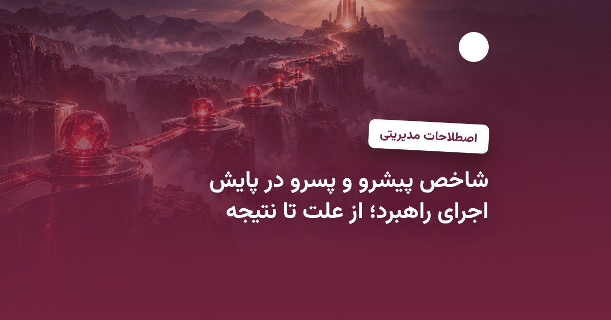شاخص پیشرو و پسرو در پایش اجرای راهبرد؛ از علت تا نتیجه